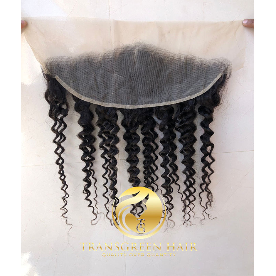 Deep Curly Frontal Extensions - 13x4