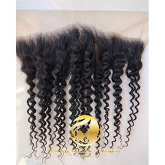 Deep Curly Frontal Extensions - 13x4
