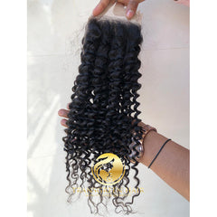 4X4 Closure Deep Curly