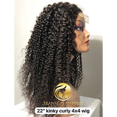 4x4 Closure Wig's -  Kinky Curly