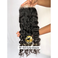 5x5 Closure Natural Curly