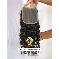 5x5 Closure Natural Curly