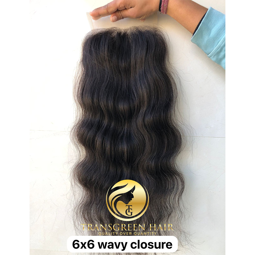 6x6 Closure Wavy