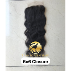 6x6 Closure Wavy