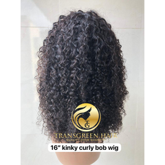 Kinky Curly Front Bangs