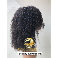 Kinky Curly Front Bangs