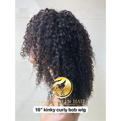 Kinky Curly Front Bangs