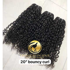 Bouncy curly hair extension
