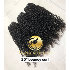 Bouncy curly hair extension