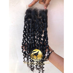 Bouncy curly hair extension