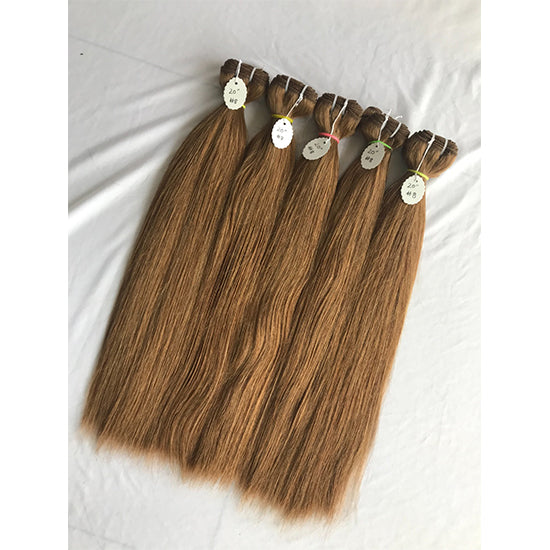 Brown/Blonde straight colored hair