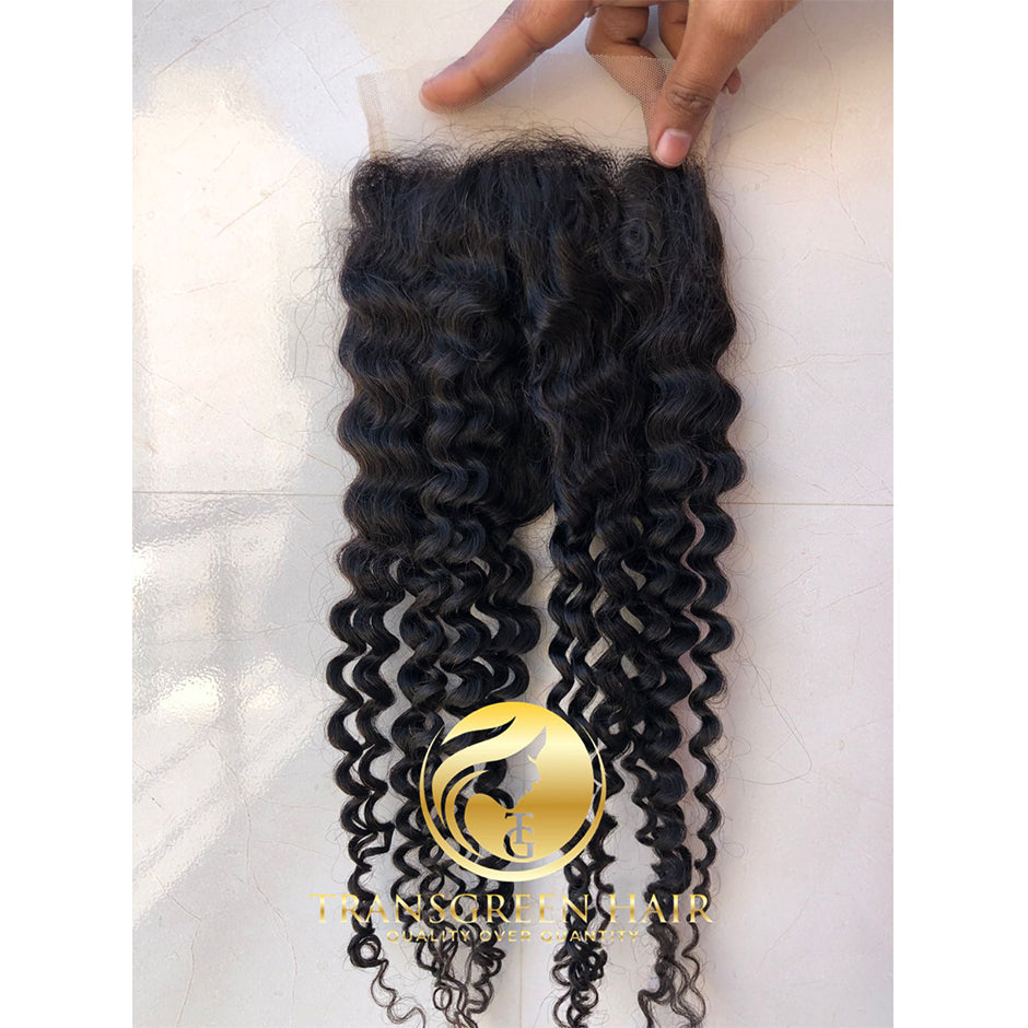 5x5 Closure Kinky Curly