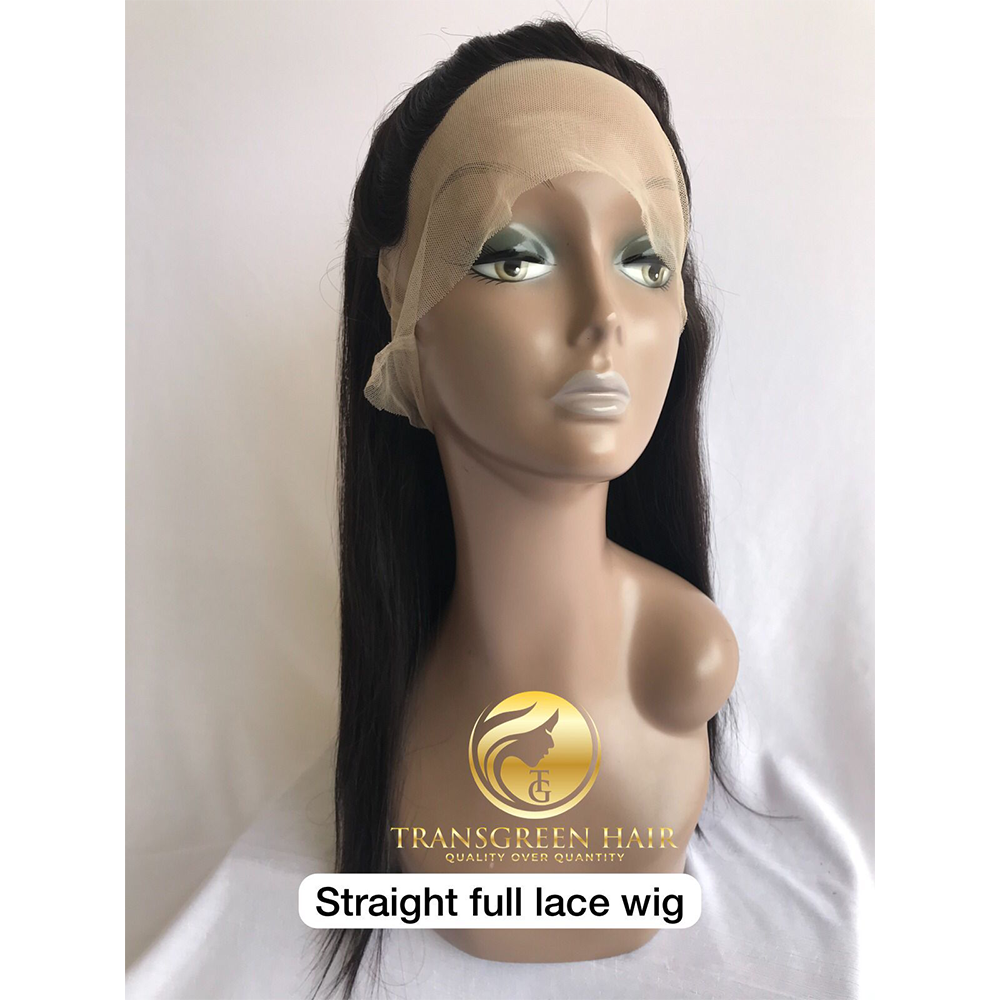Straight full lace wig