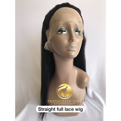 Straight full lace wig