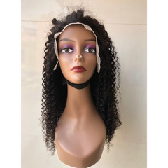 Kinky curly frontal wig