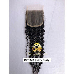 4X4 Closure Kinky Curly