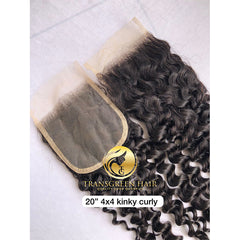 4X4 Closure Kinky Curly