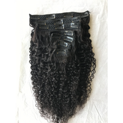 7 Piece Clip Set - Kinky Curly