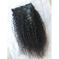 7 Piece Clip Set - Kinky Curly
