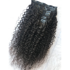 7 Piece Clip Set - Kinky Curly