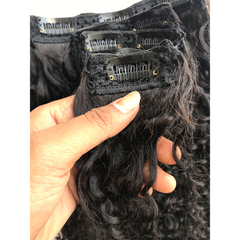 7 Piece Clip Set - Kinky Curly