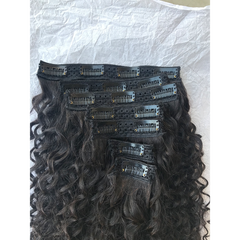 7 Piece Clip Set - Kinky Curly