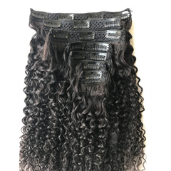 7 Piece Clip Set - Kinky Curly