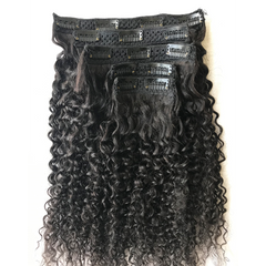 7 Piece Clip Set - Kinky Curly