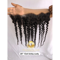 Kinky Curly Frontal Extensions - 13x4