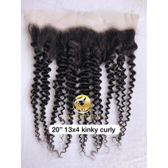 Kinky Curly Frontal Extensions - 13x4
