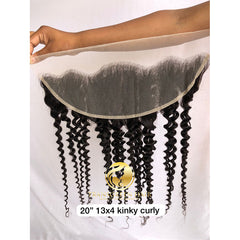 Kinky Curly Frontal Extensions - 13x4