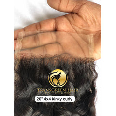 4X4 Closure Kinky Curly