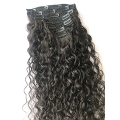 5 Clip Ear to Ear Volumizer - Natural Curly