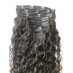 5 Clip Ear to Ear Volumizer - Natural Curly