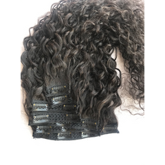 6 Clip Ear to Ear Volumizer - Natural Curly