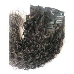 5 Clip Ear to Ear Volumizer - Natural Curly