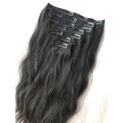 7 Piece Clip Set - Natural Wavy