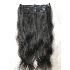 7 Piece Clip Set - Natural Wavy