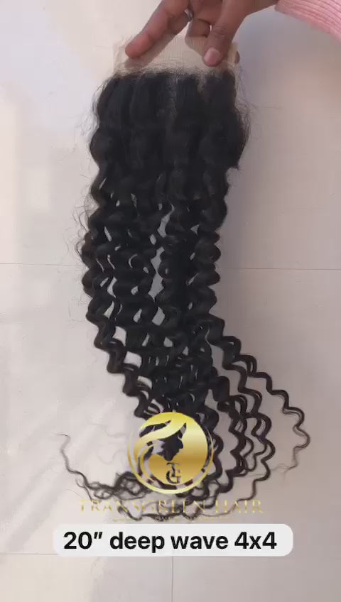 4X4 Closure Deep Wave