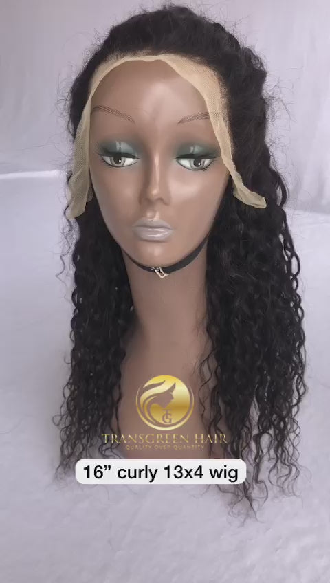 Frontal Wig's - Natural Curly