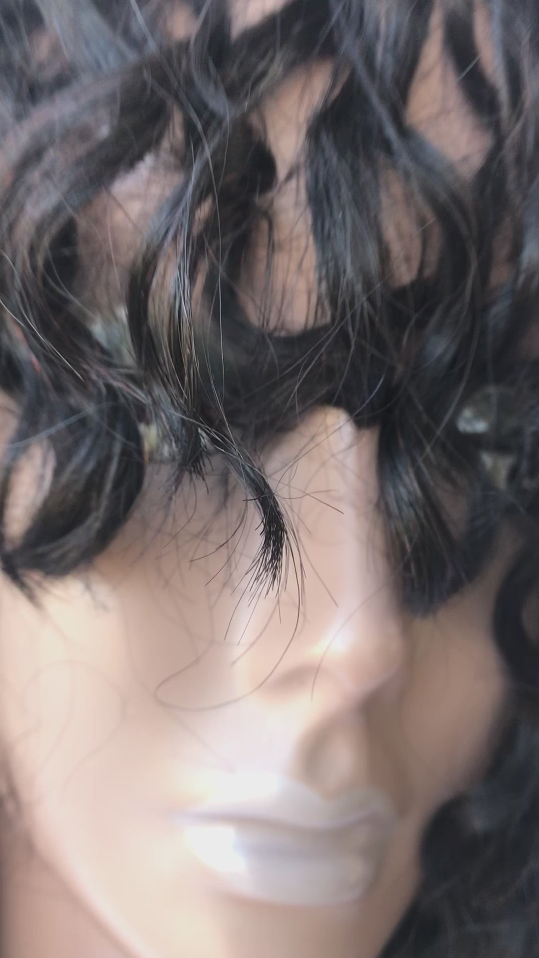 Natural Curly Front Bangs