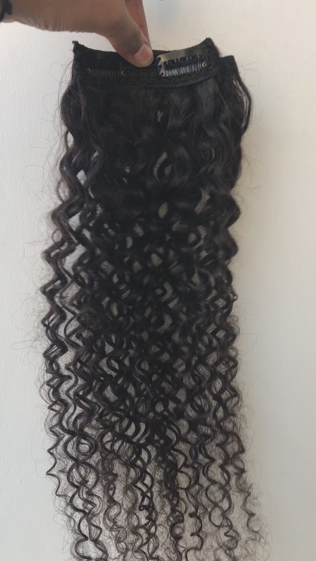 5 Clip Ear to Ear Volumizer - Kinky Curly